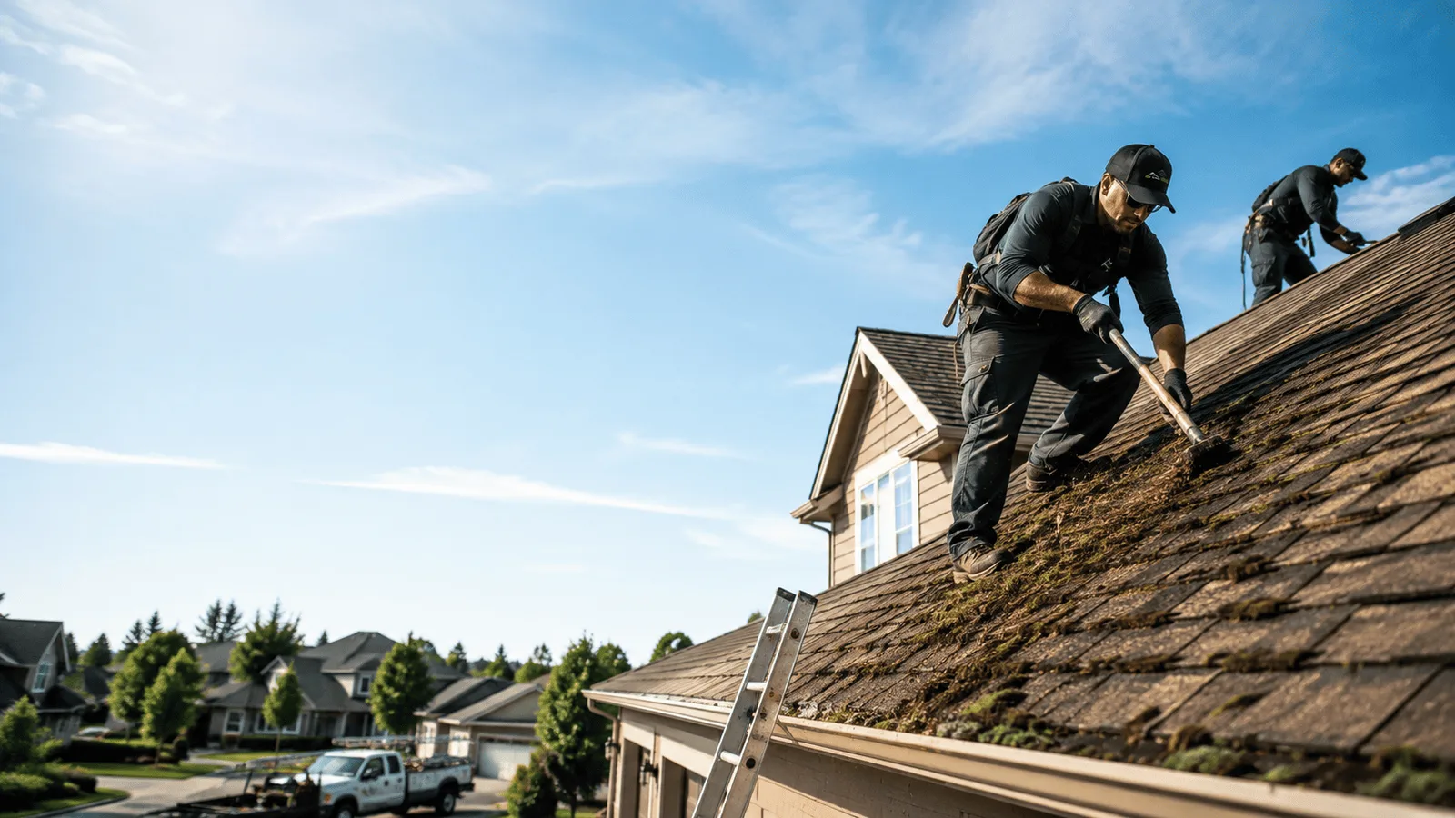 Roof Moss Removal in Shafer, MN near me